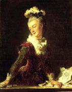 Portrait of Marie-Madeleine Guimard (1743-1816), French dancer, Jean-Honore Fragonard